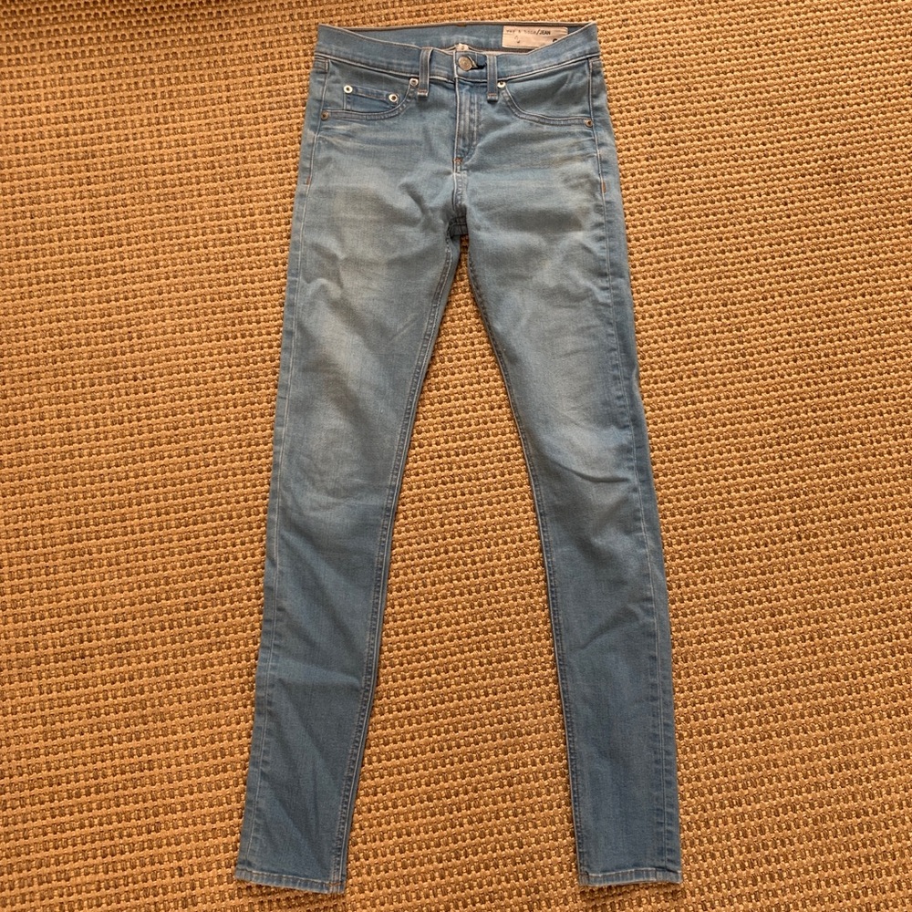Rag & bone high rise skinny jeans
